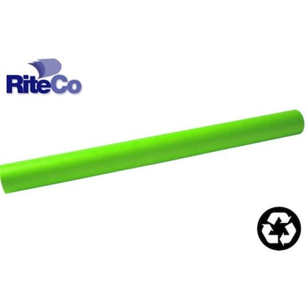 Plushdeluxe Raydiant Fade Resistant Art Rolls - Lime Green - 18 in. x 50 ft., 12PK PL3745343